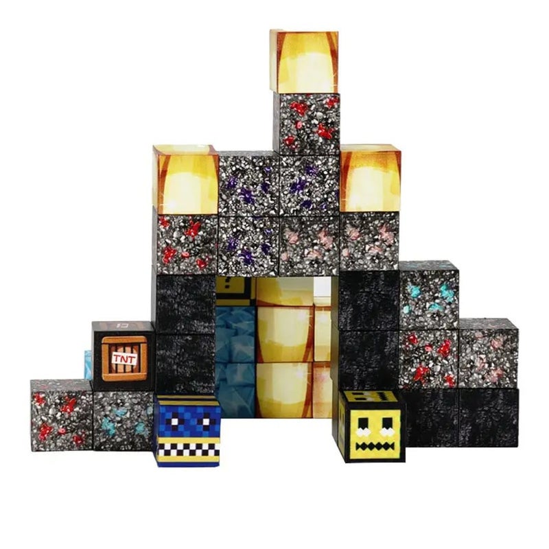 Knick Knack Magnetic Play World Building Blocks - Treasure Hunt Set with 106 Pieces for Kids Ages 3+ - Image 4